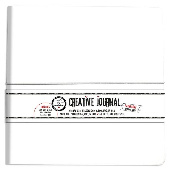 Journal créatif par Art By Marlene - Dimension  20x20x1.2cm environ