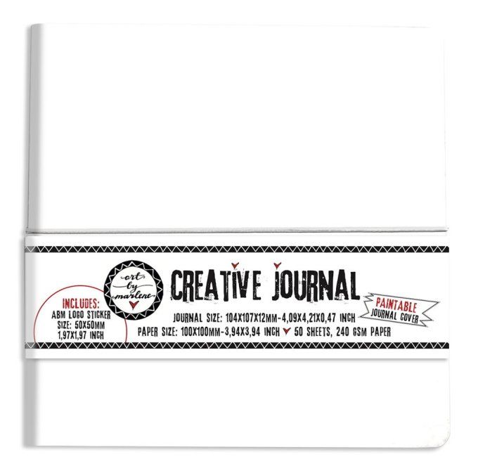 Journal créatif par Art By Marlene - Dimension  10x10x1.2cm environ