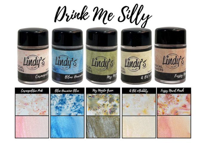 Lot de 5 Pigments Magical shaker, Lindy's, Drink me silly