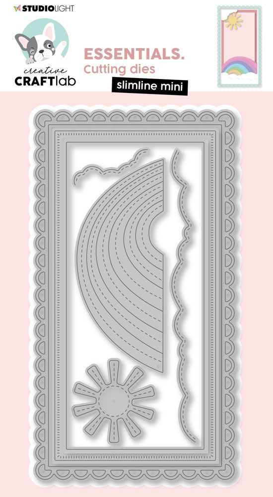 Dies Studio light, creative craftlab Slimline mini rainbow Horizoncreatif