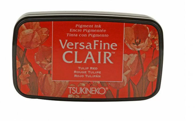 Encre, Versafine clair, Tulip red