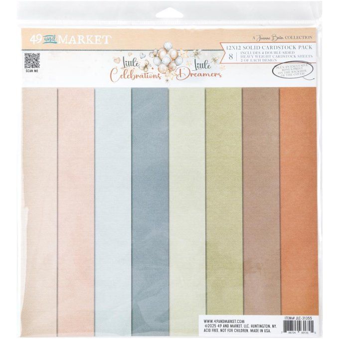 49 And Market - Ensemble de 8 feuilles, 30x30cm, collection : Little dreamers - UNI