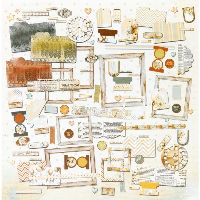 49 And Market - Ensemble de 93 die-cuts, Collection : Little dreamers