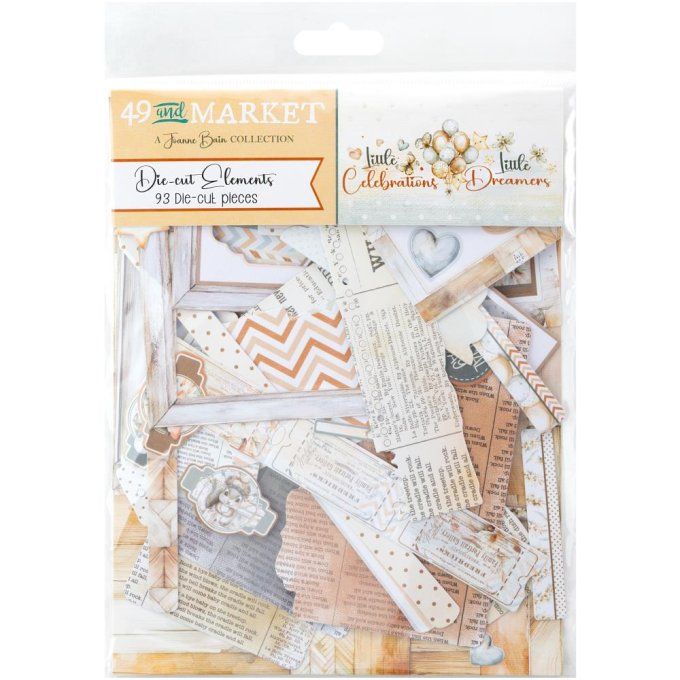 49 And Market - Ensemble de 93 die-cuts, Collection : Little dreamers