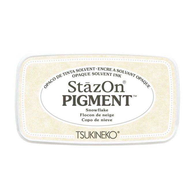 Stazon pigment - couleur Snowflake