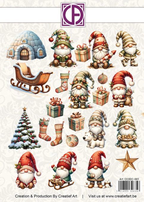 23 Die-cuts - Cozy gnomes