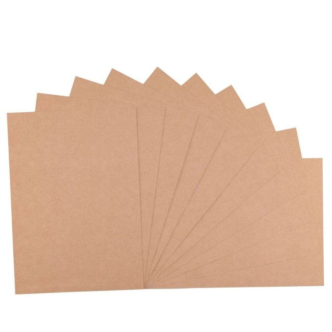 4 feuilles blanches format A4 - plastique dingue (shrink plastic) -  Horizon-creatif