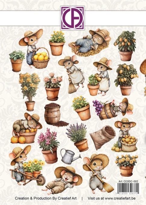 23 Die-cuts - Sweet little Mice