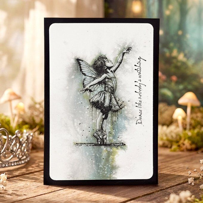 2 Tampons en caoutchouc - Katy Sue designs Andy skinner - Danse