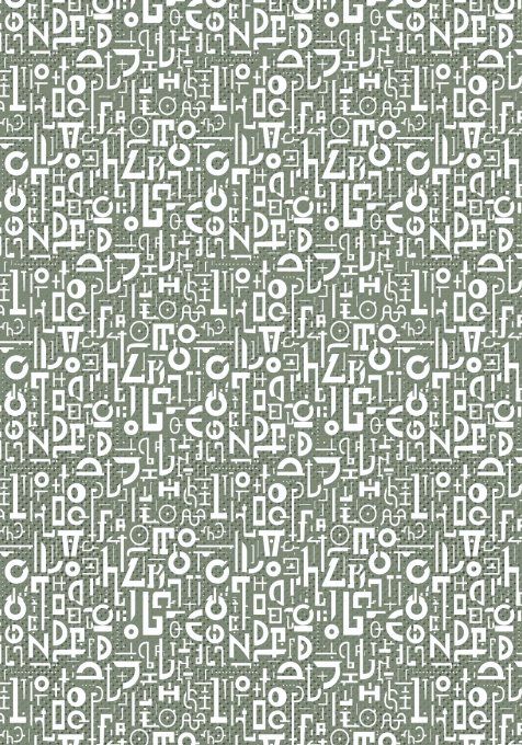 Deluxe paper & vellum, Ciao Bella, Typographic,  Format A4 environ