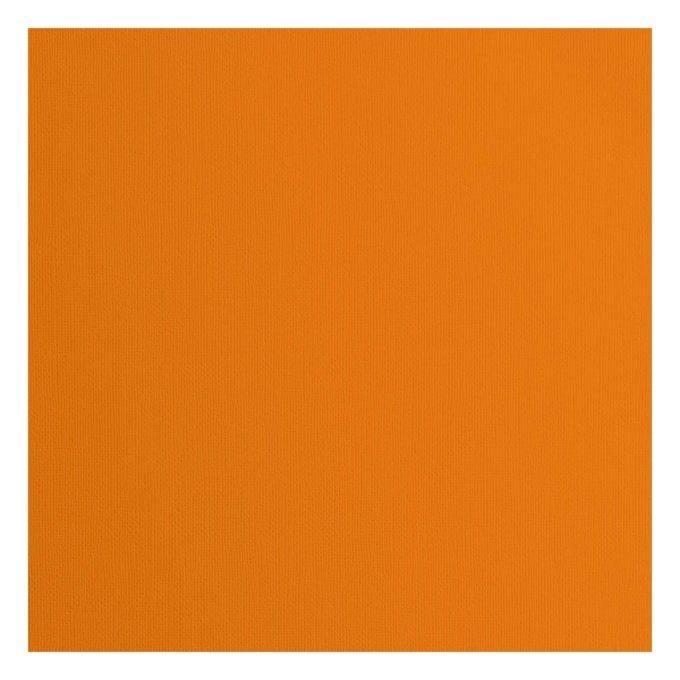 Cardstock Couleur : mandarine, 216g, lot de 20 feuilles - 30x30cm (texturé)