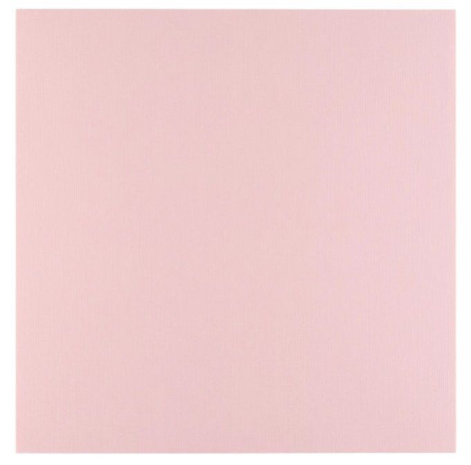 Cardstock en lin - 250g - Couleur : Rose, lot de 10 feuilles - 30x30cm environ (texturé)