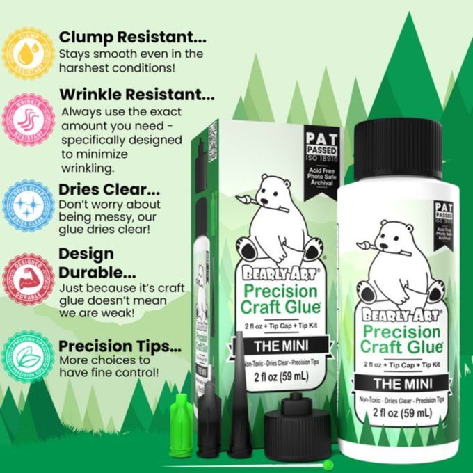 Bearly Art, Colle, 59ml -, The mini + Tip kit