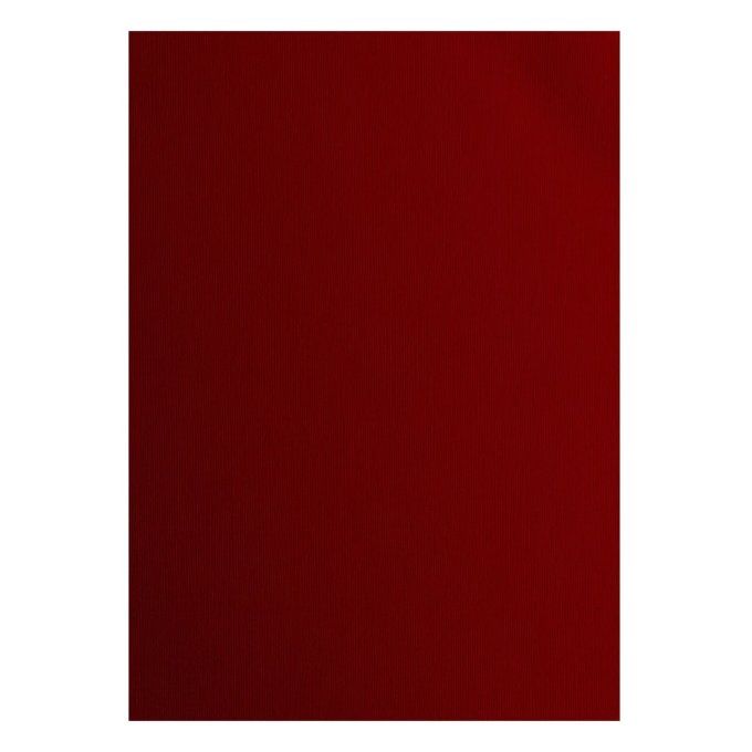 Cardstock Couleur : Ruby, 216g, lot de 10 feuilles - Format A4 (texturé)