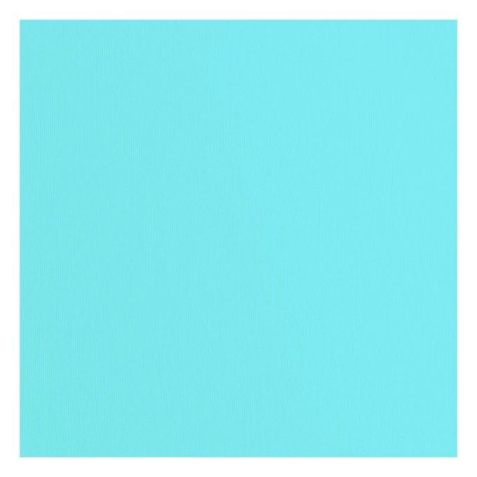 Cardstock Couleur : Sky, 216g, lot de 20 feuilles - 30x30cm (texturé)