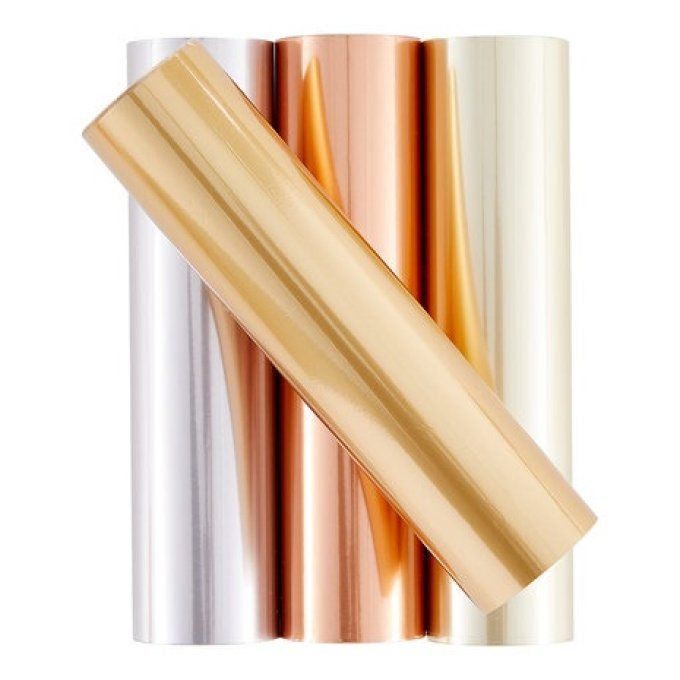 Hot foil - Spellbinders - Satin Metallics (4 rouleaux de couleur différente) 