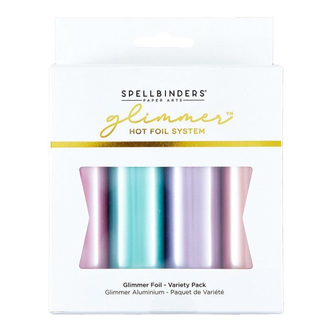 Hot foil - Spellbinders - Pastels (4 rouleaux de couleur différente)