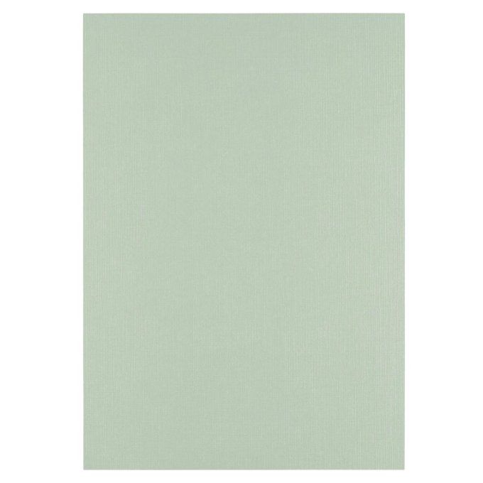 Cardstock en lin - 250g - Couleur : aqua, lot de 10 feuilles - Format A4 (texturé)