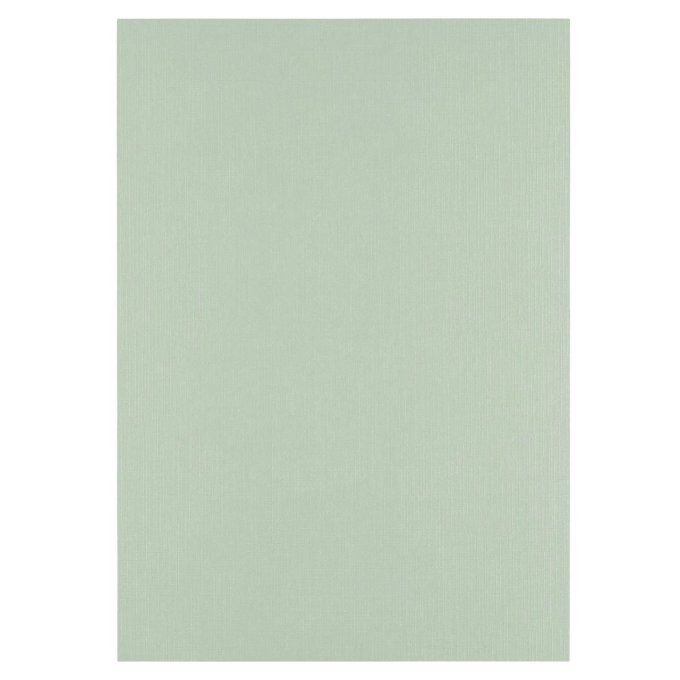Cardstock en lin - 250g - Couleur : aqua, lot de 10 feuilles - Format A4 (texturé)