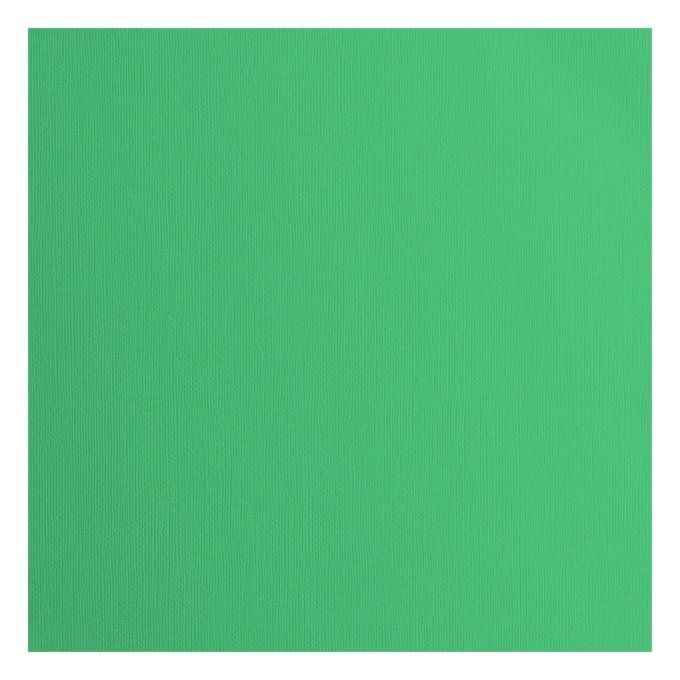 Cardstock Couleur : Emerald, 216g, lot de 20 feuilles - 30x30cm (texturé)