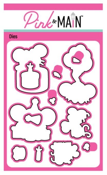 13 dies coordonnés - Pink & Main - Mice birthday