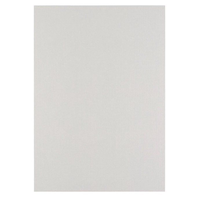 Cardstock en lin - 250g - Couleur : mouse, lot de 10 feuilles - Format A4 (texturé)