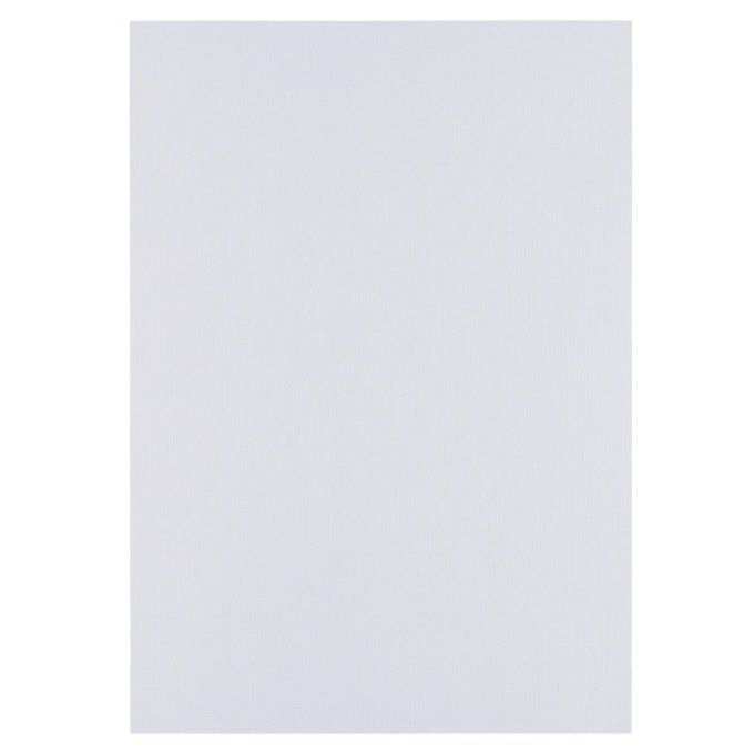 Cardstock en lin - 250g - Couleur : blanc, lot de 10 feuilles - Format A4 (texturé)