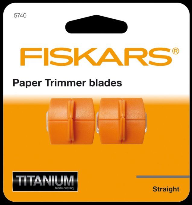 2 Lames pour Massicot titane, Fiskars