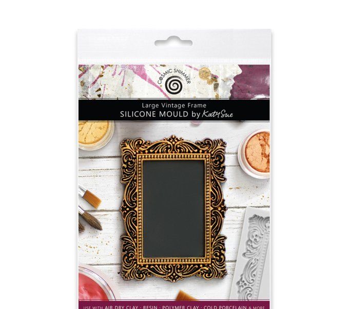 Moule en silicone, Cosmic shimmer - Cadre, dimension : 9.2x12.5cm environ