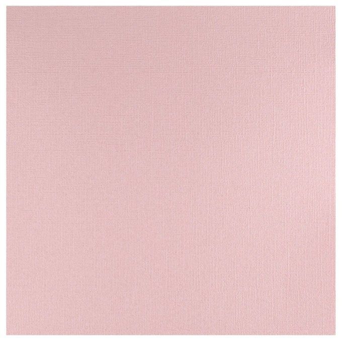Cardstock Couleur : Light rose, 216g, lot de 20 feuilles - 30x30cm (texturé)