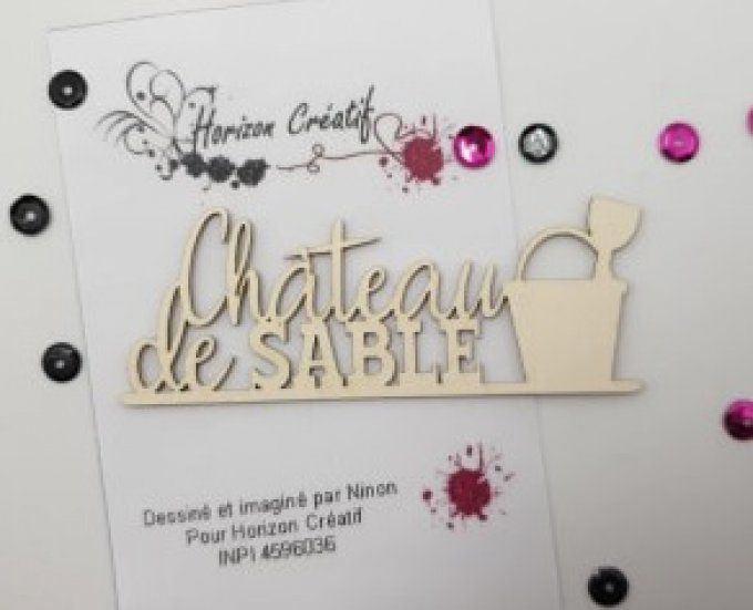 Chipboard : Château de sable