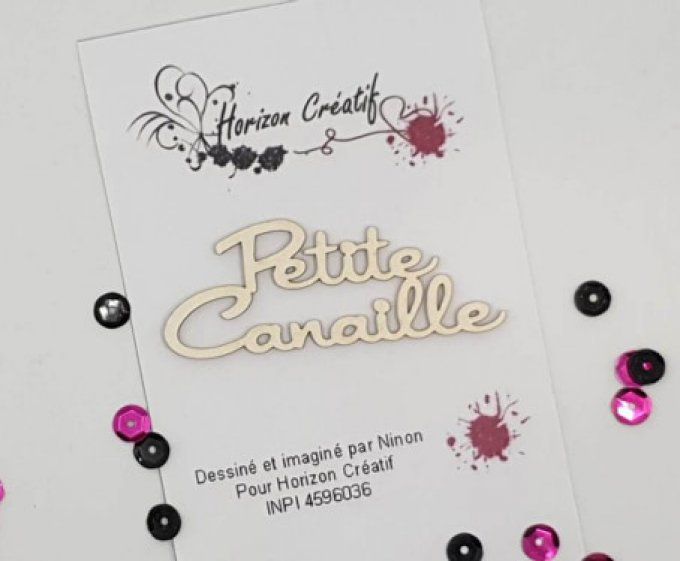 Chipboard : Petite canaille, à l'unité