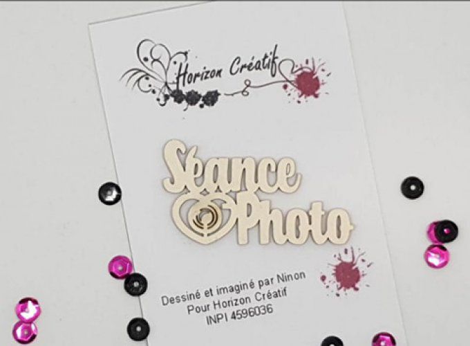 Chipboard Séance photo, Horizon Créatif, à l'unité