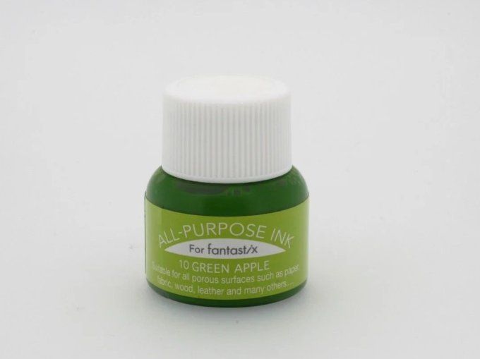 Tsukineko, Flacon d'encre All-Purpose, 15ml - Couleur : Green apple