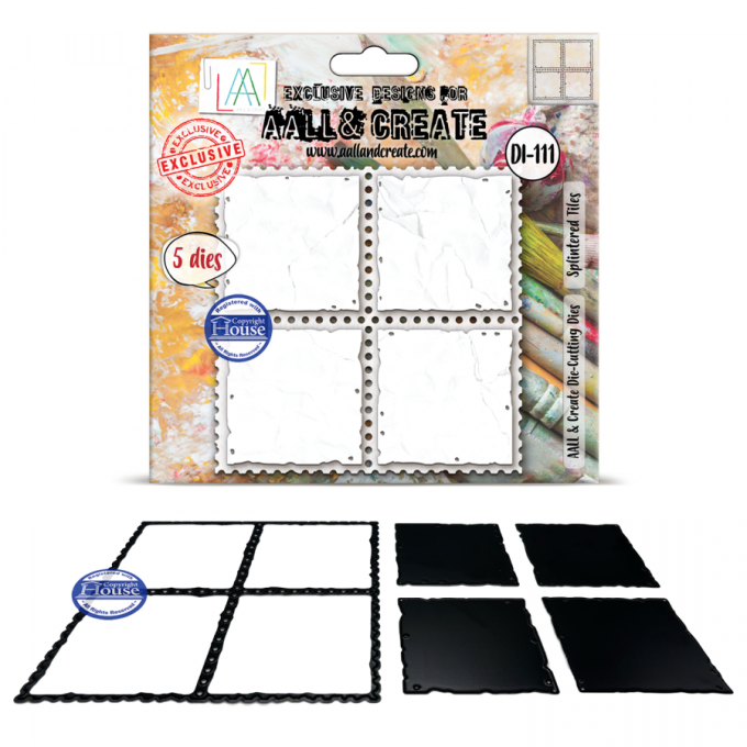 5 Dies/matrices de découpe, AALL - Splintered tiles