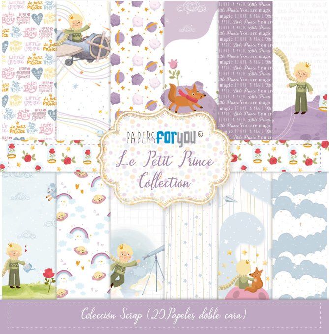 Collection Le petit prince, PapersForYou, 20x20cm - 20 pages 