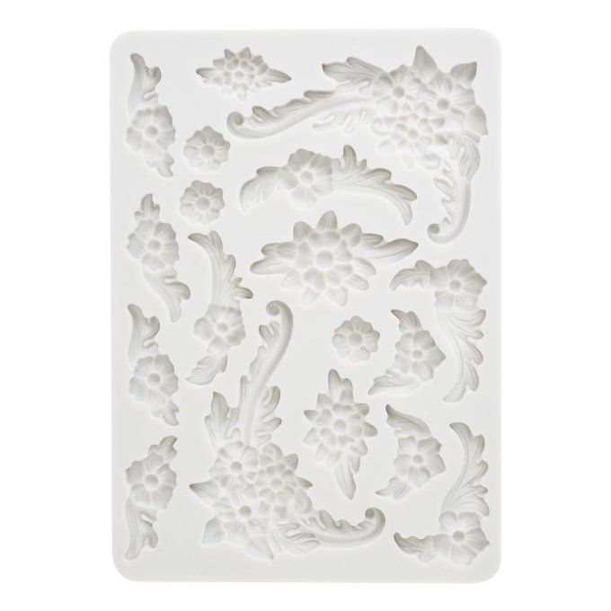 Moule en silicone, Precious,  Stampéria - format A5  - 14.5x21cm