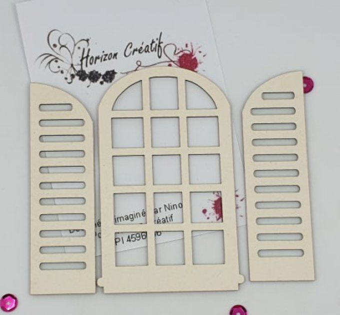 Chipboard : Fenêtres et volets, 100% horizon créatif, à l'unité