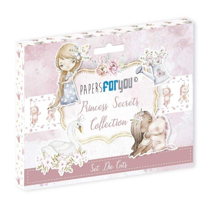 Collection Princess secrets, 18 die-cuts, PapersForYou