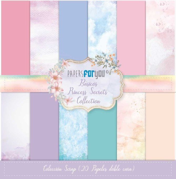 Collection Princess secrets, Patterns, PapersForYou, 20x20cm - 20 pages 