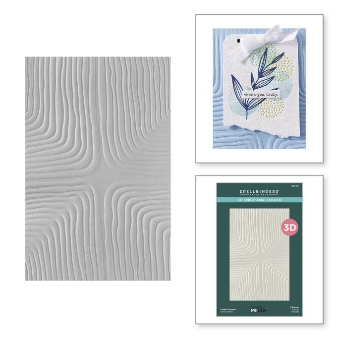 Classeur d'embossage, Spellbinders - Lined corners