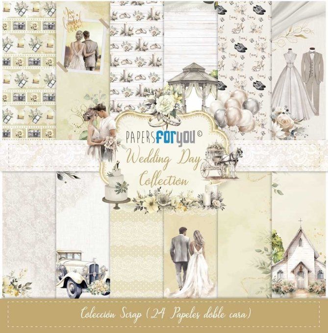 Collection Wedding day, PapersForYou, 15x15cm - 24 pages
