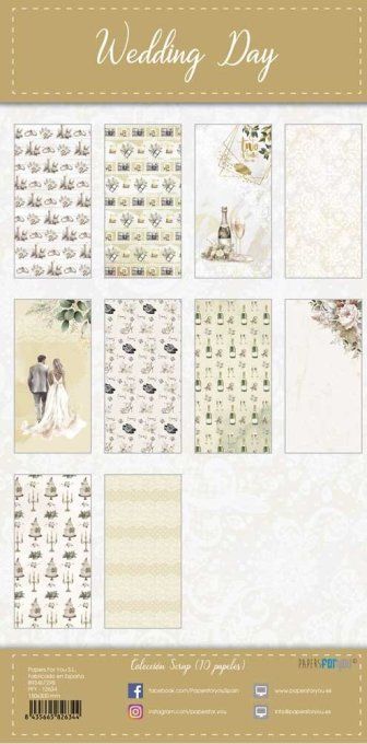 Collection Wedding day, PapersForYou, 15x30cm - 10 pages 