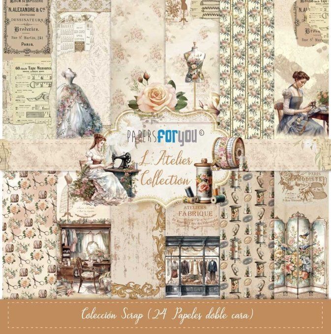 Collection L'Atelier, PapersForYou, 20x20cm - 24 pages