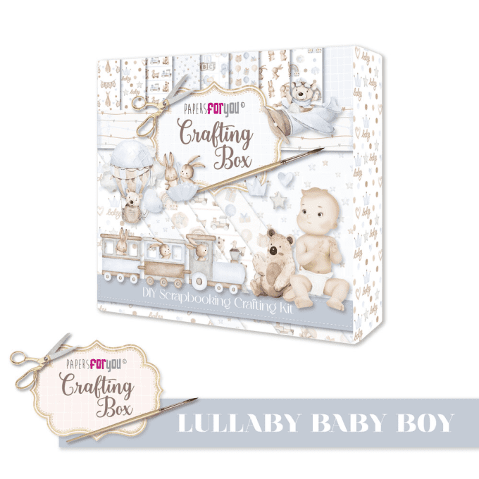 Crafting box, PapersForYou, Lullaby baby boy