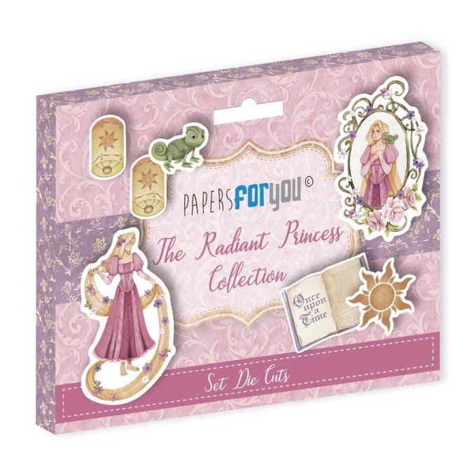 Collection The radiant princess, PapersForYou, die-cuts (18 pièces)