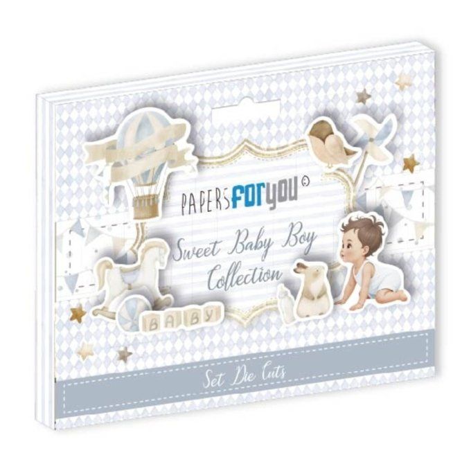 Collection Sweet baby boy, 20 die-cuts, PapersForYou