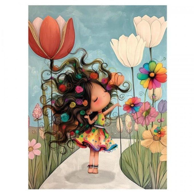 Feuille de transfert pour textile - Promenade d'été