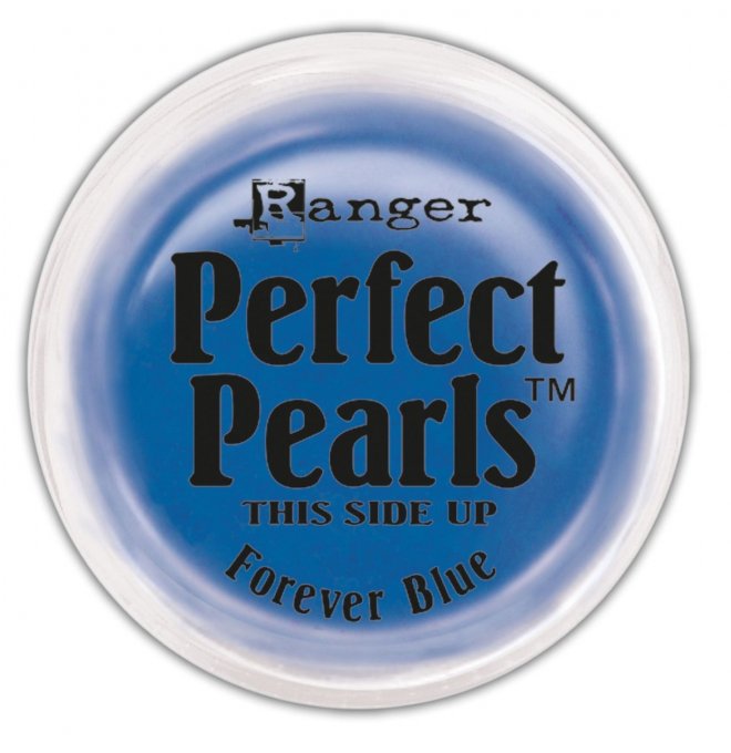 Ranger, Perfect pearl - pigment en poudre, couleur : Forever blue