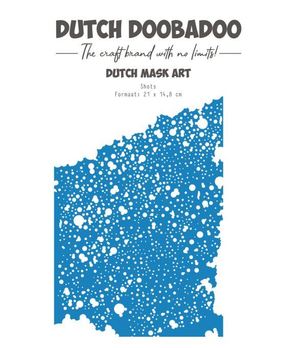 Pochoir - Dutch doobadoo, shots - Dimension : 14.8x21cm environ